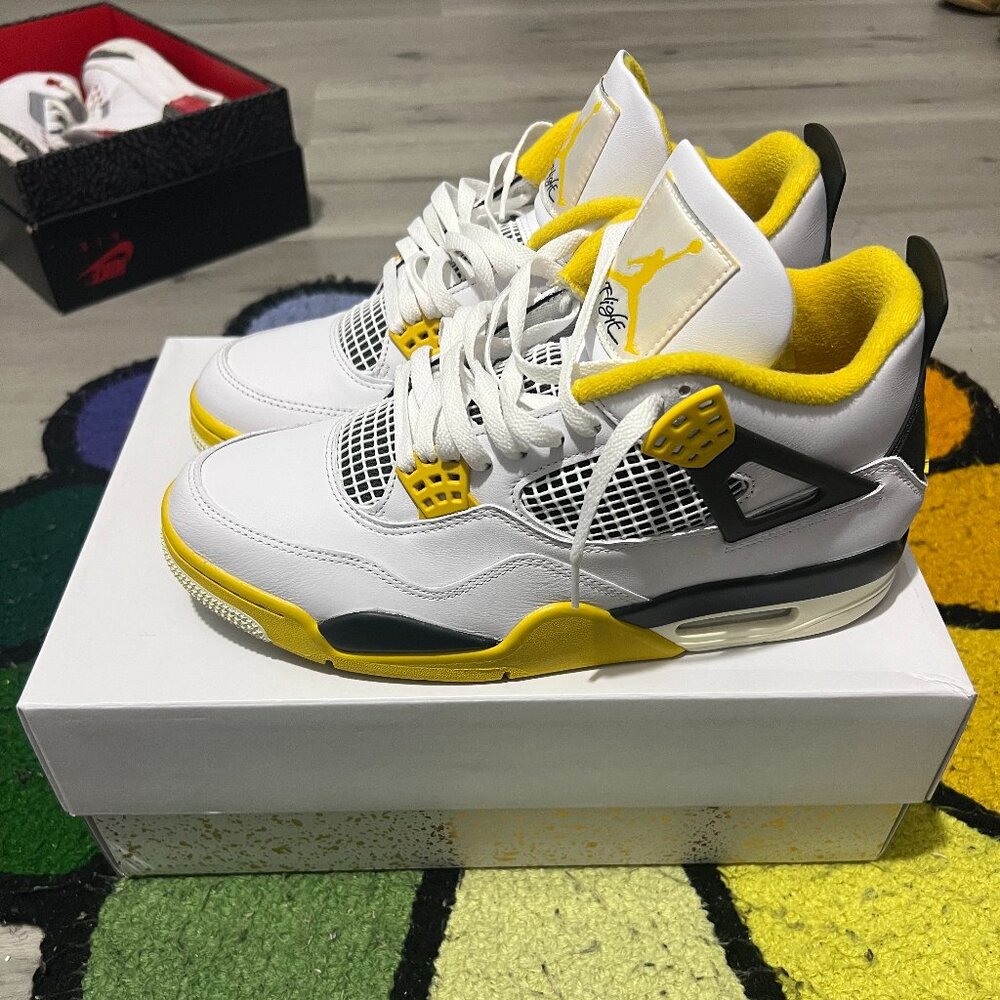 "Vivid Sulfur Jordan 4 Retro"